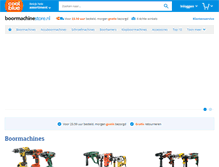 Tablet Screenshot of boormachinestore.nl