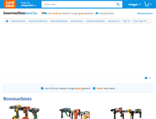 Tablet Screenshot of boormachinestore.be